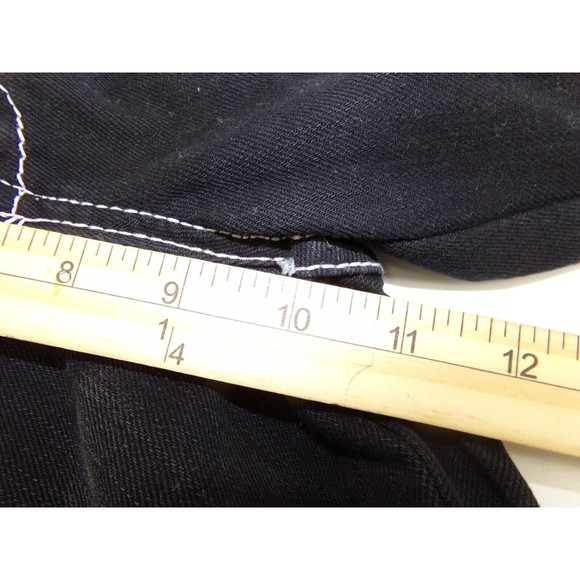 Women's Silver Dagger black distressed straight leg jeans Size 30X33 90's retro - Picture 10 of 12